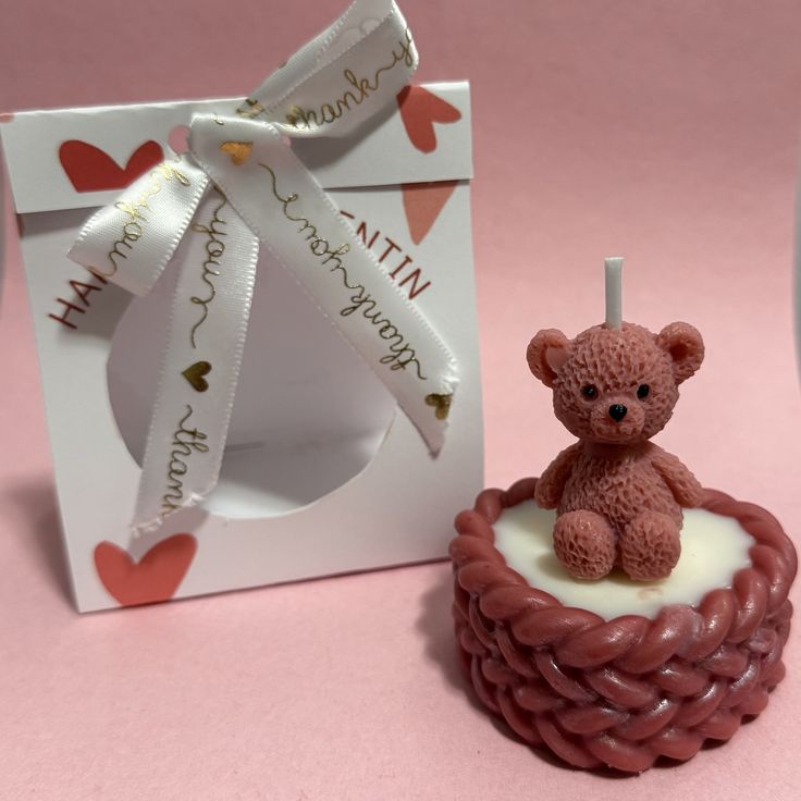 Teddy Bear Decorative Candle