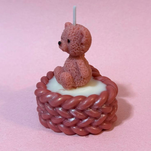 Teddy Bear Decorative Candle